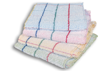 Lavette bouclette verte 33x35cm