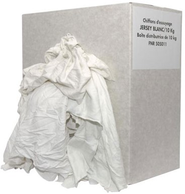 Chiffon coton blanc, Nouvelle qualité / 10Kg