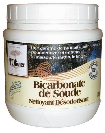 A L'OLIVIER. Bicarbonate de soude / boite de 750g