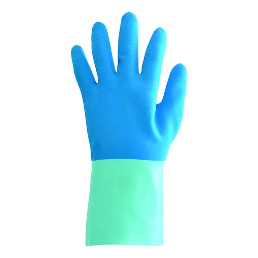 Gants ménage bicolore doublure coton / Paire (10-(XXL))