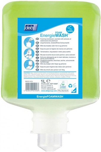 [5195] Savon Deb Energie Foam Wash ENG1L  (original foam)/ CT 6x1L