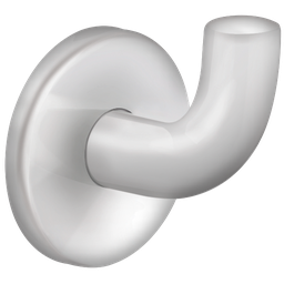 [A879-V] AP - Patère individuelle, nylon blanc - Garantie 25 ans