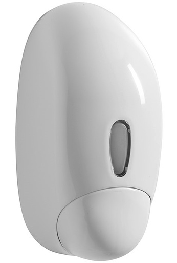 [5104] Distributeur de savon mural plastique ABS 1L, blanc