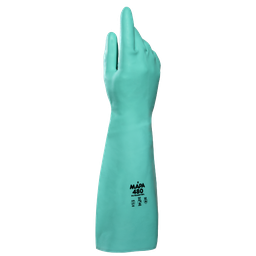 Gants plonge nitrile vert  / Paire
