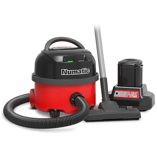 [1355] Numatic aspirateur poussière à batteries lithium "le rouge" - NBV190NX