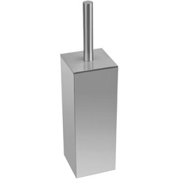 [A847-S] AP - Ensemble porte-brosse WC avec balayette à poser, inox brossé